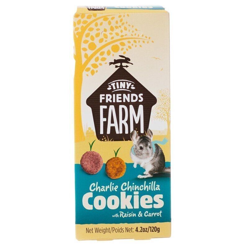 LM Tiny Friends Farm Charlie Chinchilla Cookies with Raisin & Carrot Supreme Pet Foods