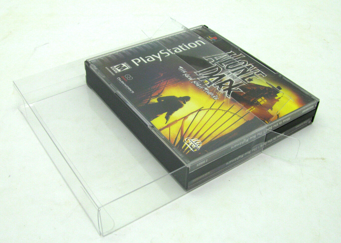 10x SONY PLAYSTATION ONE PS1 CIB DOUBLE CD - CLEAR PROTECTIVE BOX PROTECTOR CASE Dr. Retro Does Not Apply - фотография #5