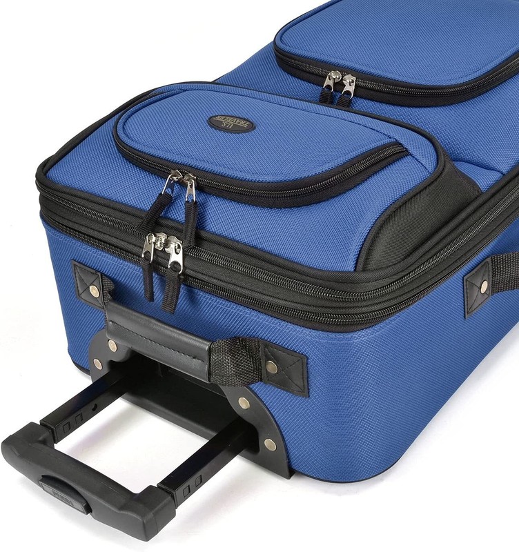 U.S. Traveler Rio Expandable Carry-On | Luggage Set Travel Bag Trolley 2 Wheels U.S. Traveler - фотография #7