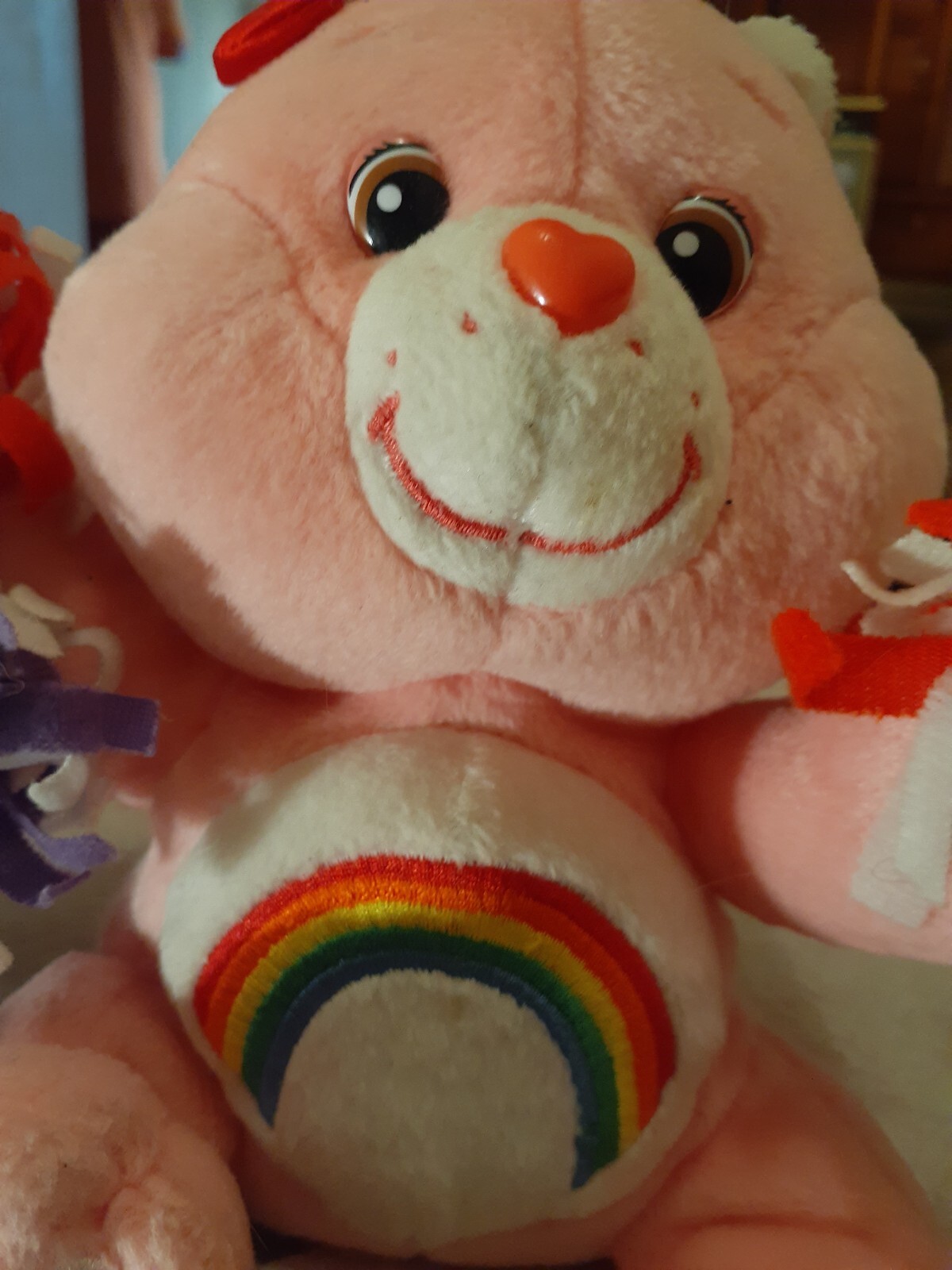 (2) 2004 Care Bears Varsity Celebration Collection Cheer Bear Play Along - фотография #13