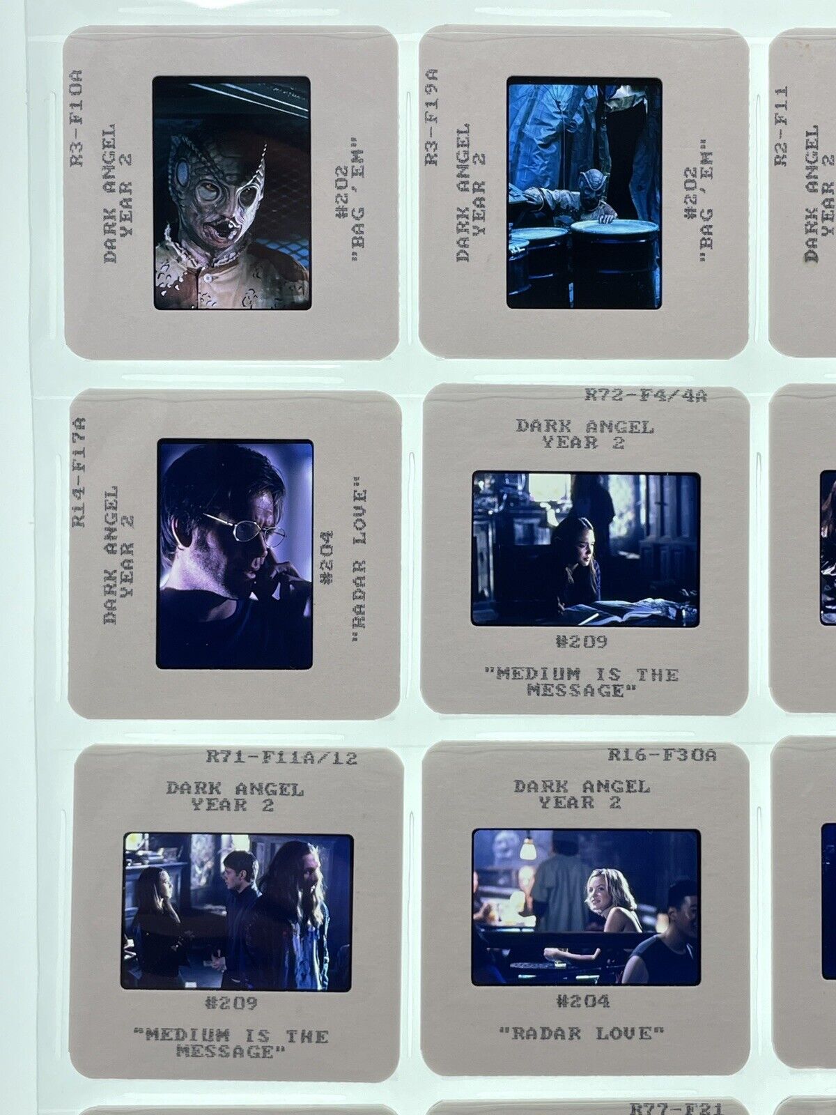 20 Dark Angel 35mm Slides Jessica Alba TV Series Press Kit Promo Vtg Lot #1 Без бренда - фотография #2