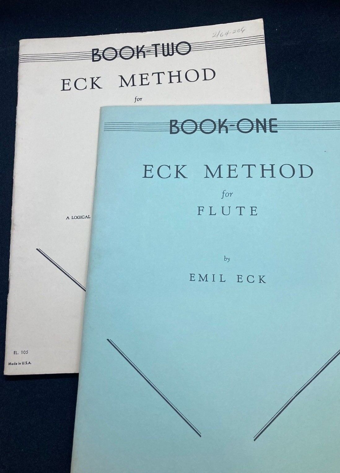 BELWIN Eck Method for Flute, Book 1-2, Workbook #EL00084, EL00105 (2 Books) Belwin Mills EL00105, EL00084