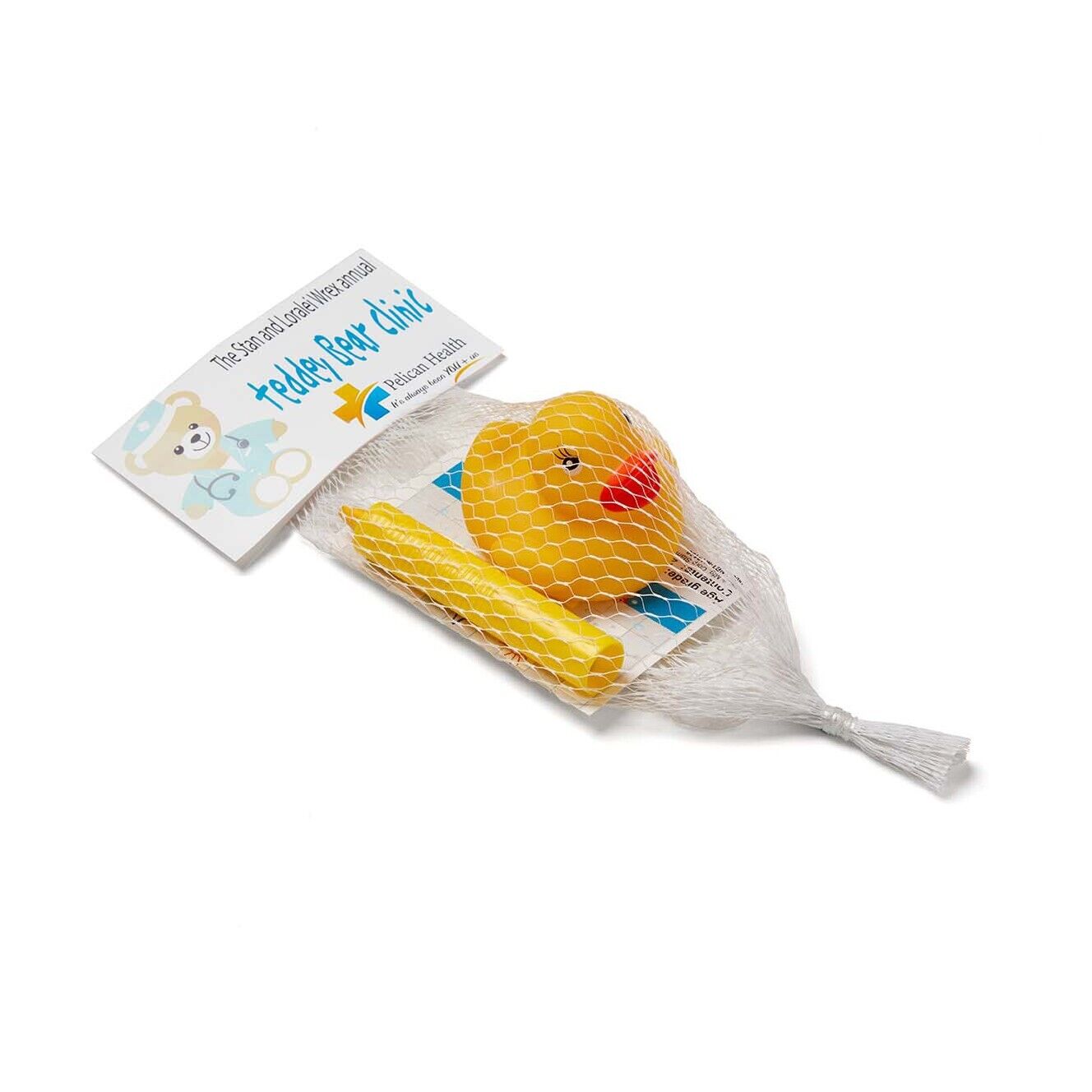 Promotional Bathtub Crayons with Rubber Duck Printed Hangtag with Your Imprint Unbranded JK-3825 - фотография #2