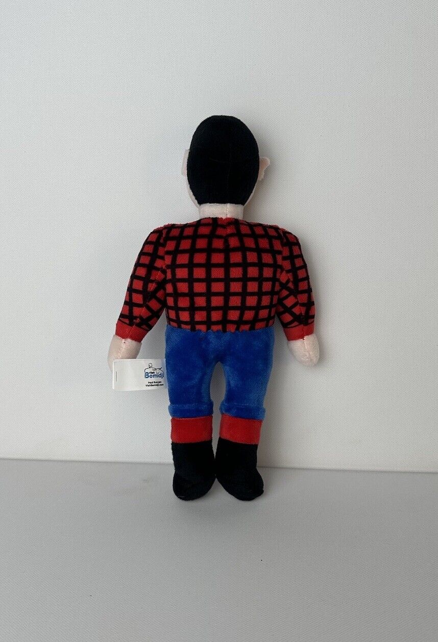 PAUL BUNYAN Plush Stuffed Souvenir Bemidji MN Minnesota Doll New Toy 10” Rare Без бренда - фотография #2