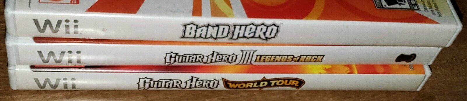 Wii Guitar Hero game LOT World Tour_Legend Of Rock_BAND Bundle 3__Music COMPLETE Без бренда RVL-SXAE-USA - фотография #4