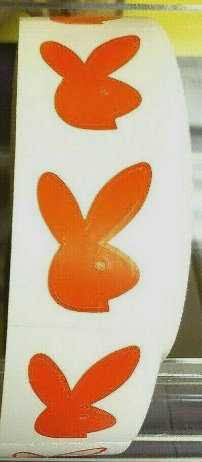 ~~~100~~ BUNNY TANNING BODY STICKERS  RED Bunny Faces Right Unbranded - фотография #3