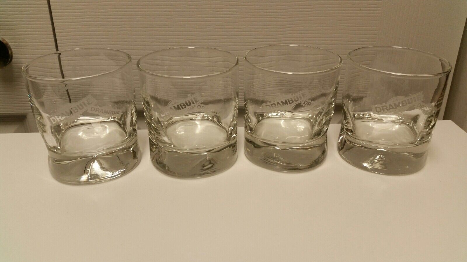 Drambuie Rocks Glasses Matching Set of 4 Drambuie