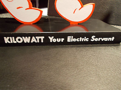 1 Rare Reddy Kilowatt Display Desk "Your Electric Servant" ELECTRICIAN GIFT Reddy Kilowatt - фотография #3