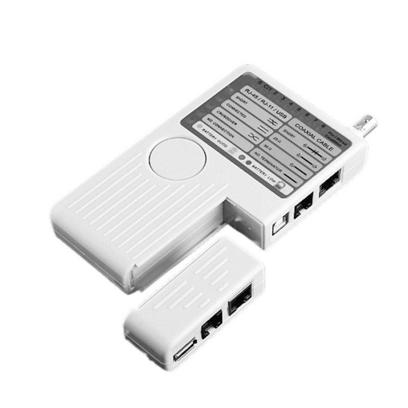 4-in-1 Network Cable Tester Wire Multi-Tester UTP STP  RJ11/RJ45/USB/BNC Tester  Unbranded - фотография #8