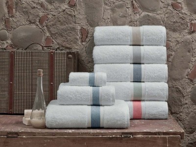 Unique Towel Set 6 Piece Set long staple Turkish towel -Quick Dry Soft Absorbent Unbranded - фотография #2