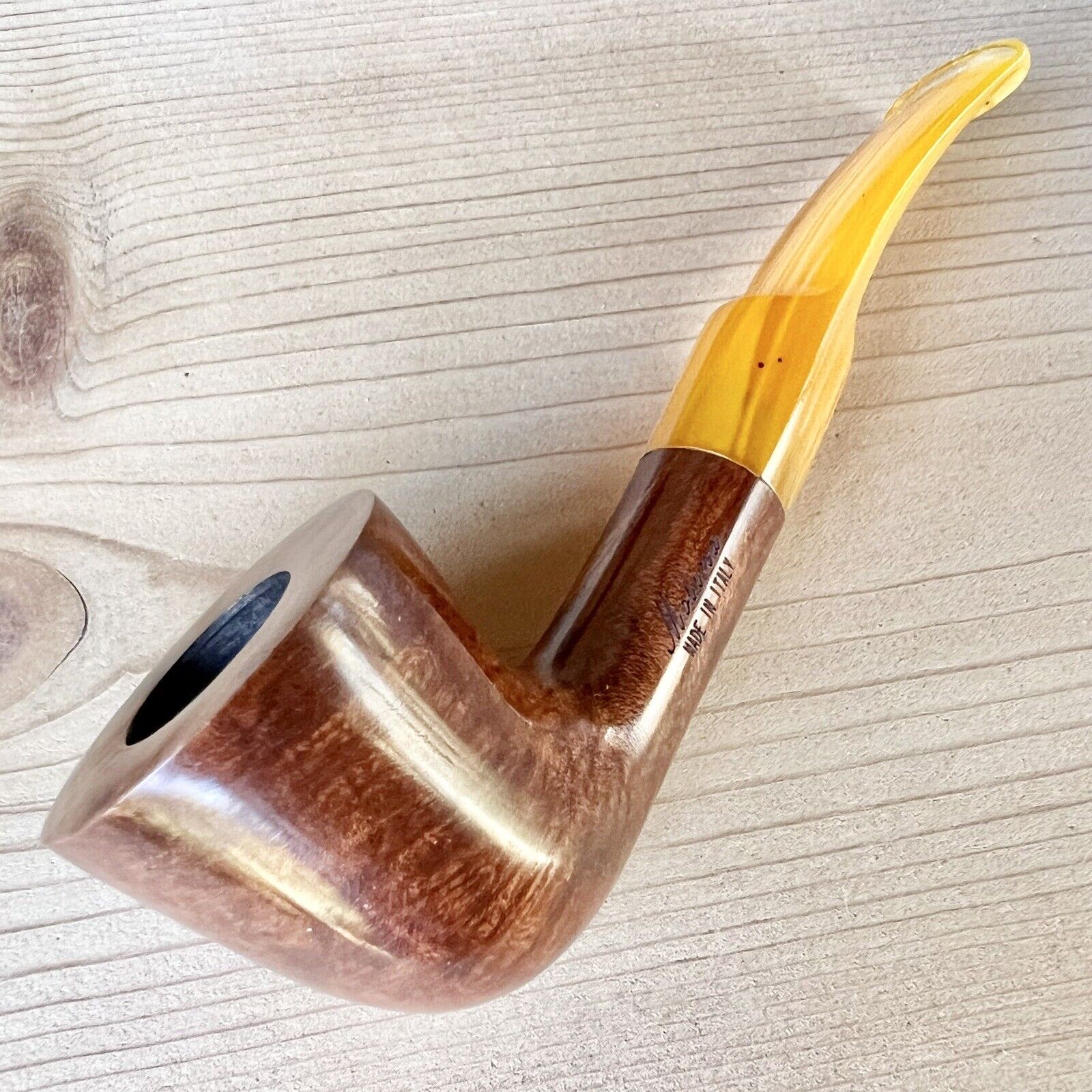 Molina Italy Smooth Briar Pipe - NEW Molina