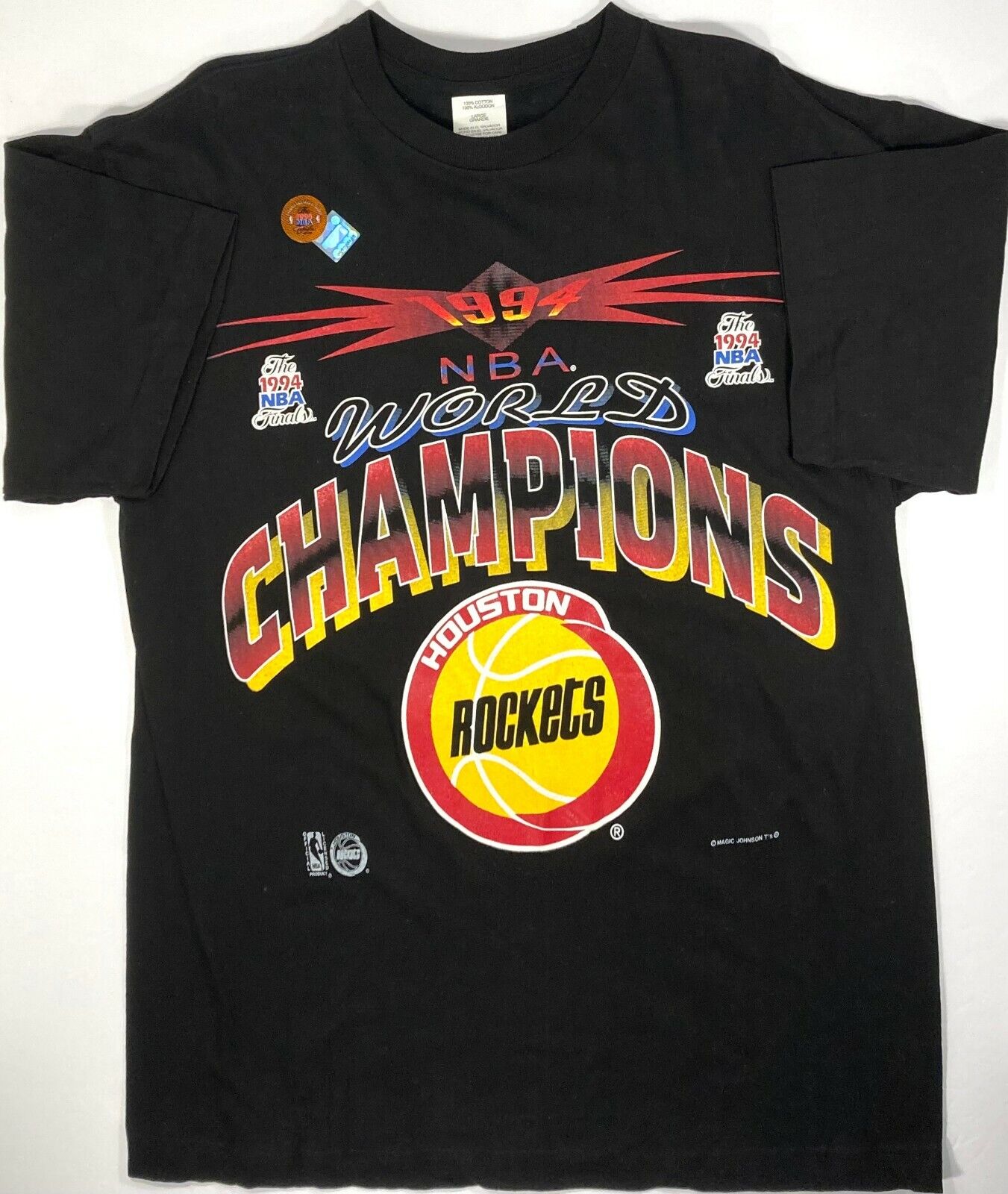 *BUNDLE* All NEW WITH TAGS VINTAGE 1994-95 Houston Rockets Champions Salem - фотография #2