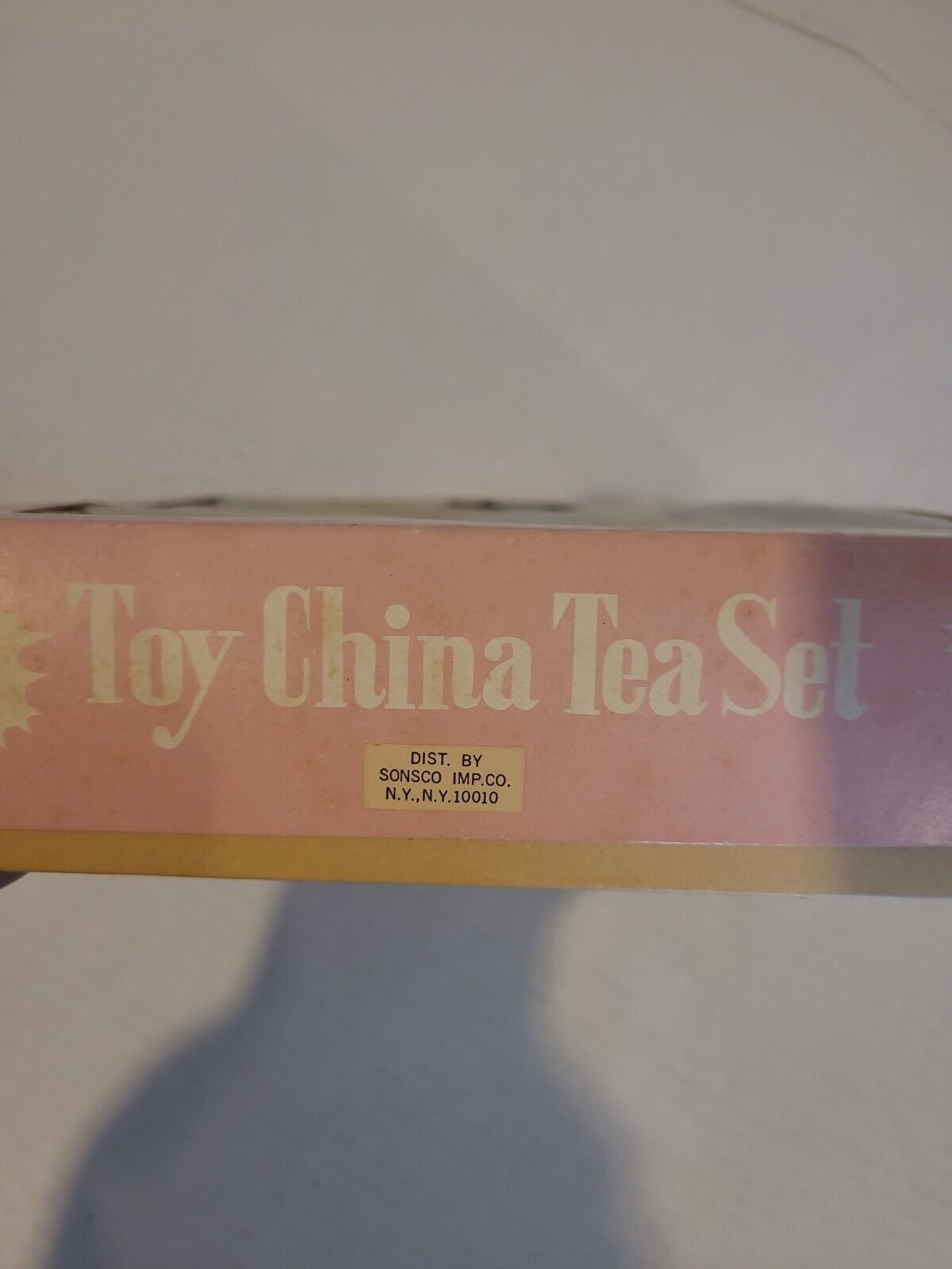 Vintage Child’s Toy China Tea Set Service For 4 New Old Stock Unknown Markings - фотография #4