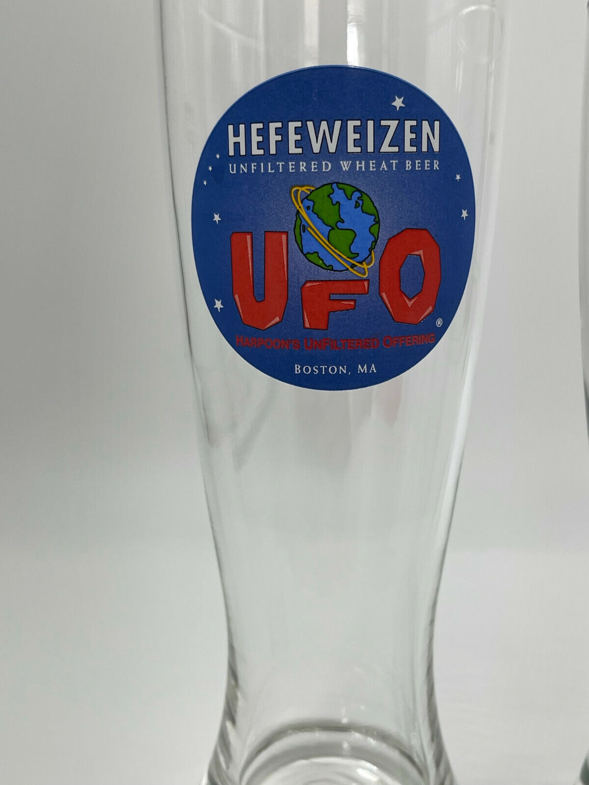 Harpoon Unfiltered Wheat Beer UFO Glass Set UFO Unfiltered Offering Hefeweizen  Harpoon - фотография #3