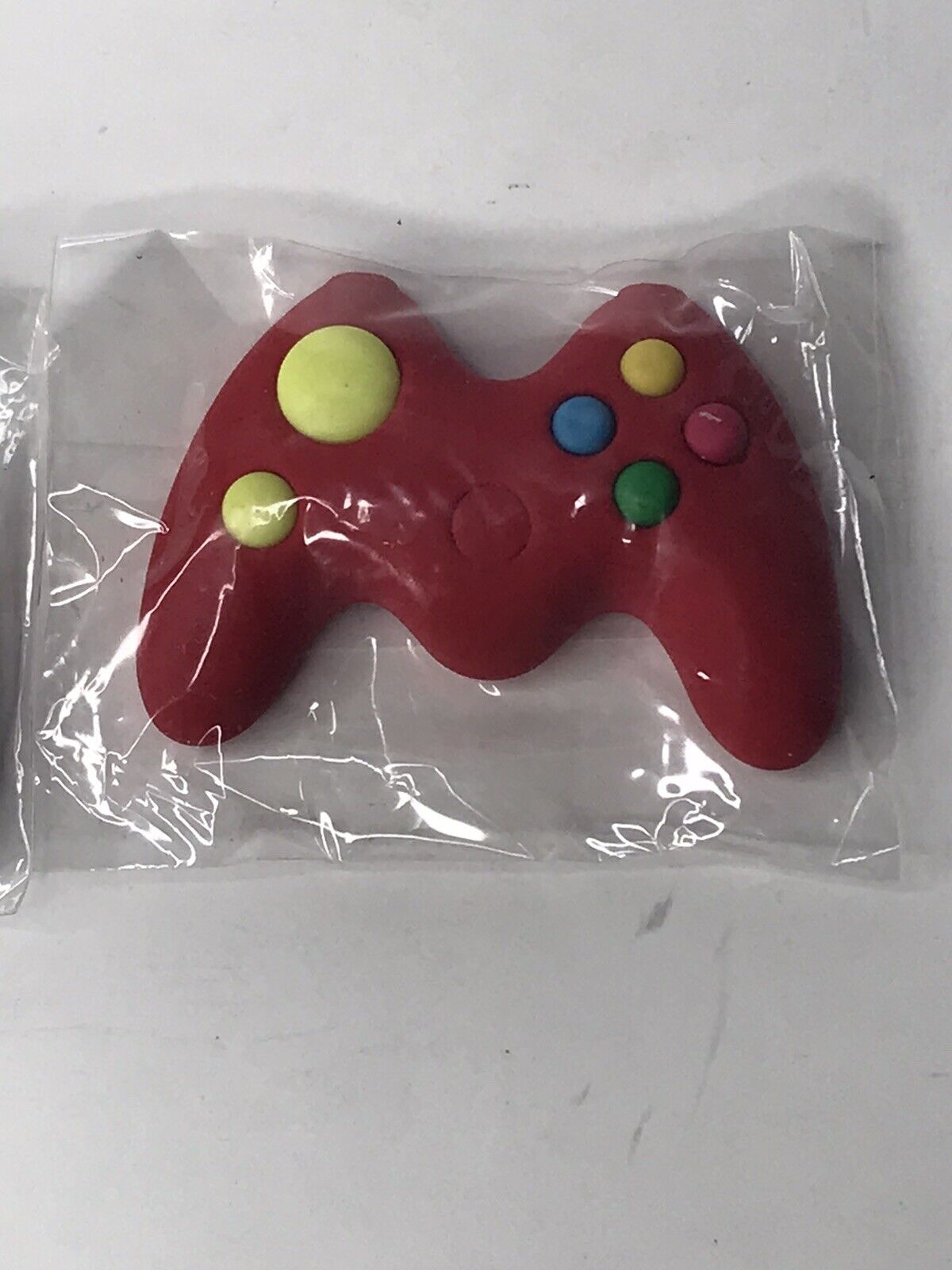 Lot Of 2 Collectable Xbox Controller Pencil Erasers Sealed Vintage 2 1/4" - New Geddes - фотография #3