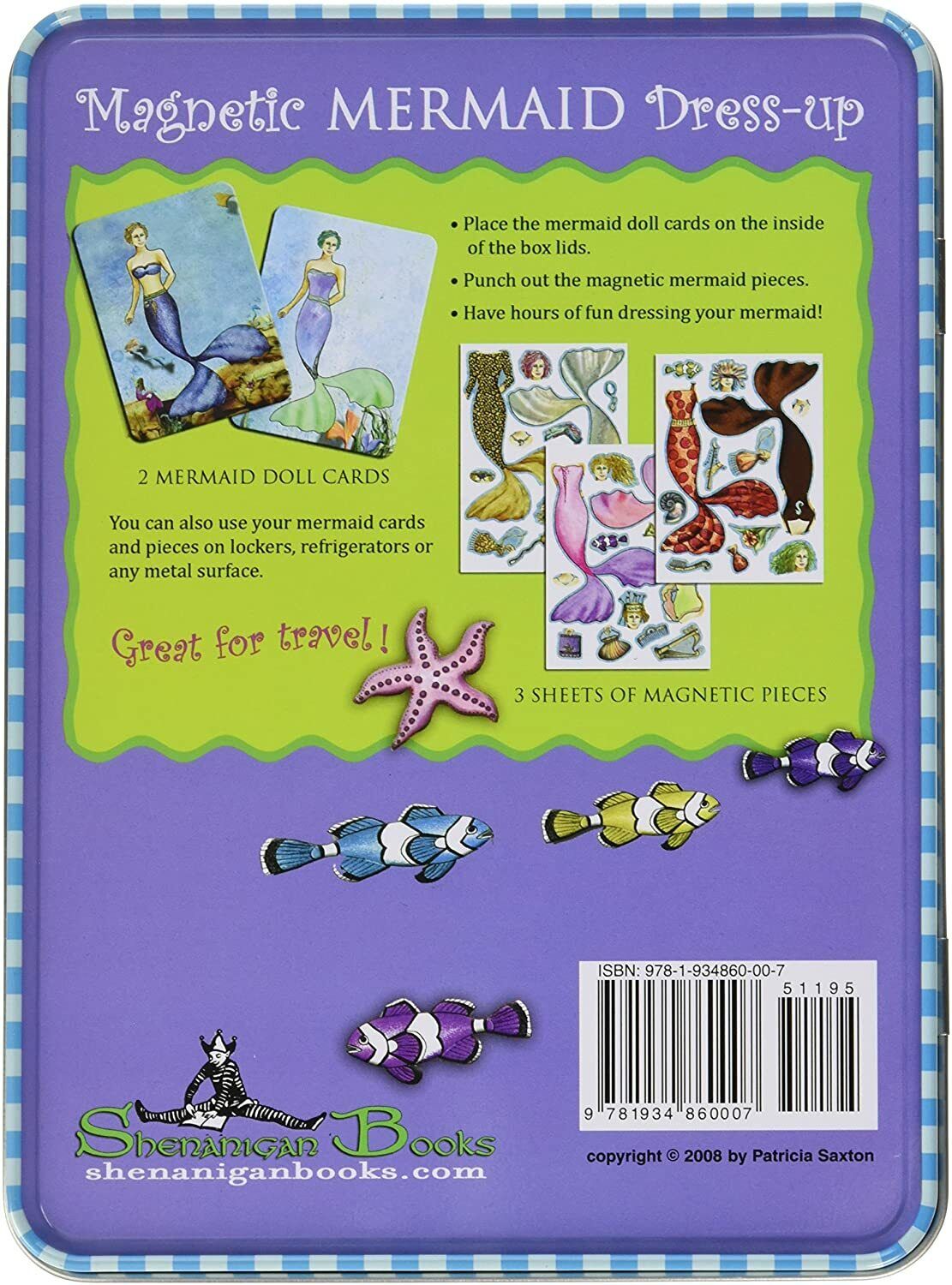 20 Magnetic Mermaid Dress-up Kits toy Без бренда - фотография #2