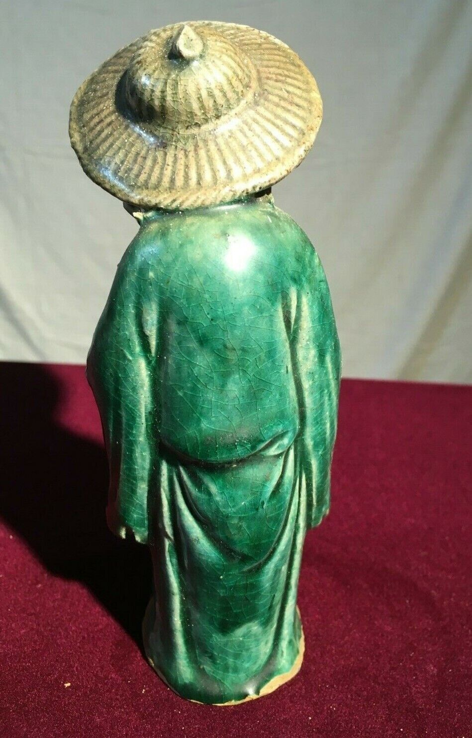 Antique Chinese Glazed Pottery Figure  Без бренда - фотография #4
