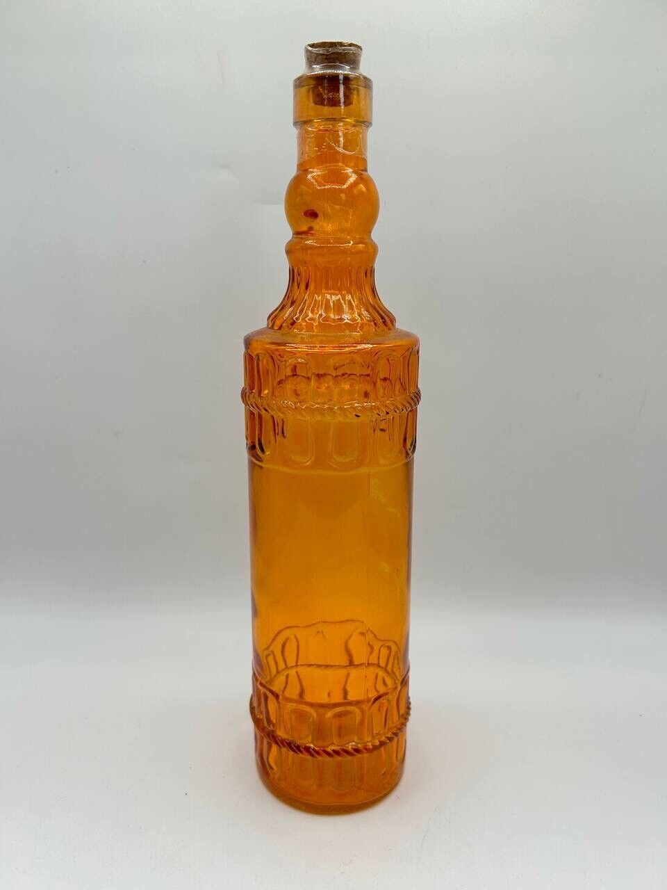 Set Of 5 Greenbrier Decanter Glass Bottles w/cork 12” x 3” Без бренда - фотография #4