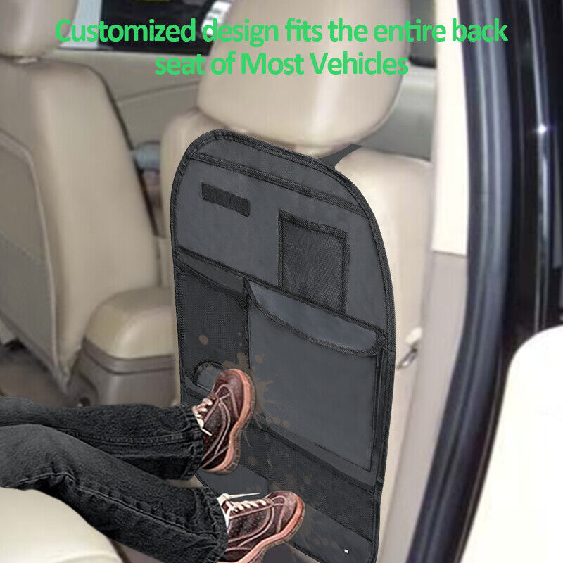 Universal Car Seat Protector+Backseat Organizer Kick Mat 600D Waterproof Fabric MUCH Does Not Apply - фотография #5