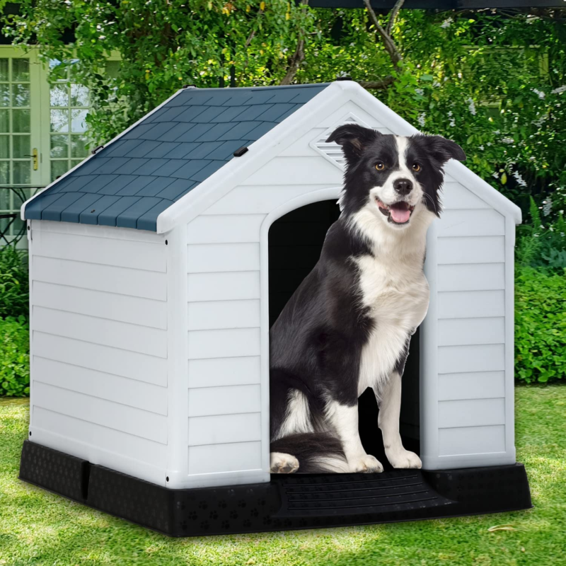 Dog House, Dog House for Small Medium Large Dogs, Waterproof Ventilate Plastic D Does not apply