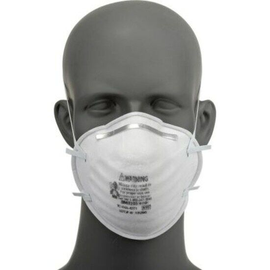 3M 8200 / 07023 N95 Particulate Respirator 1-Box / 20 Disposable Masks EXP 01/27 3M 8200 / 0723 - фотография #2