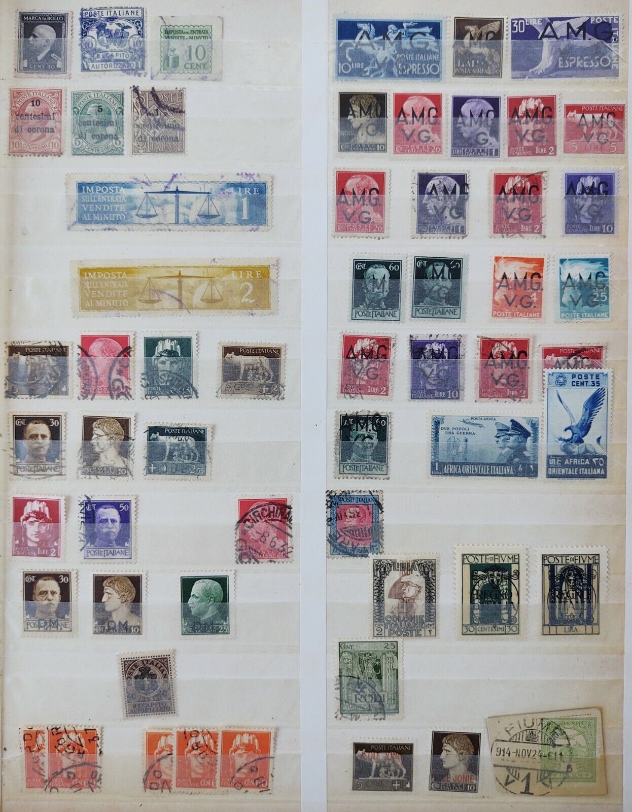 Italy 1885-1975 Stamps incl Colonies Airmail Express AMG Trieste >750 Stamps Без бренда
