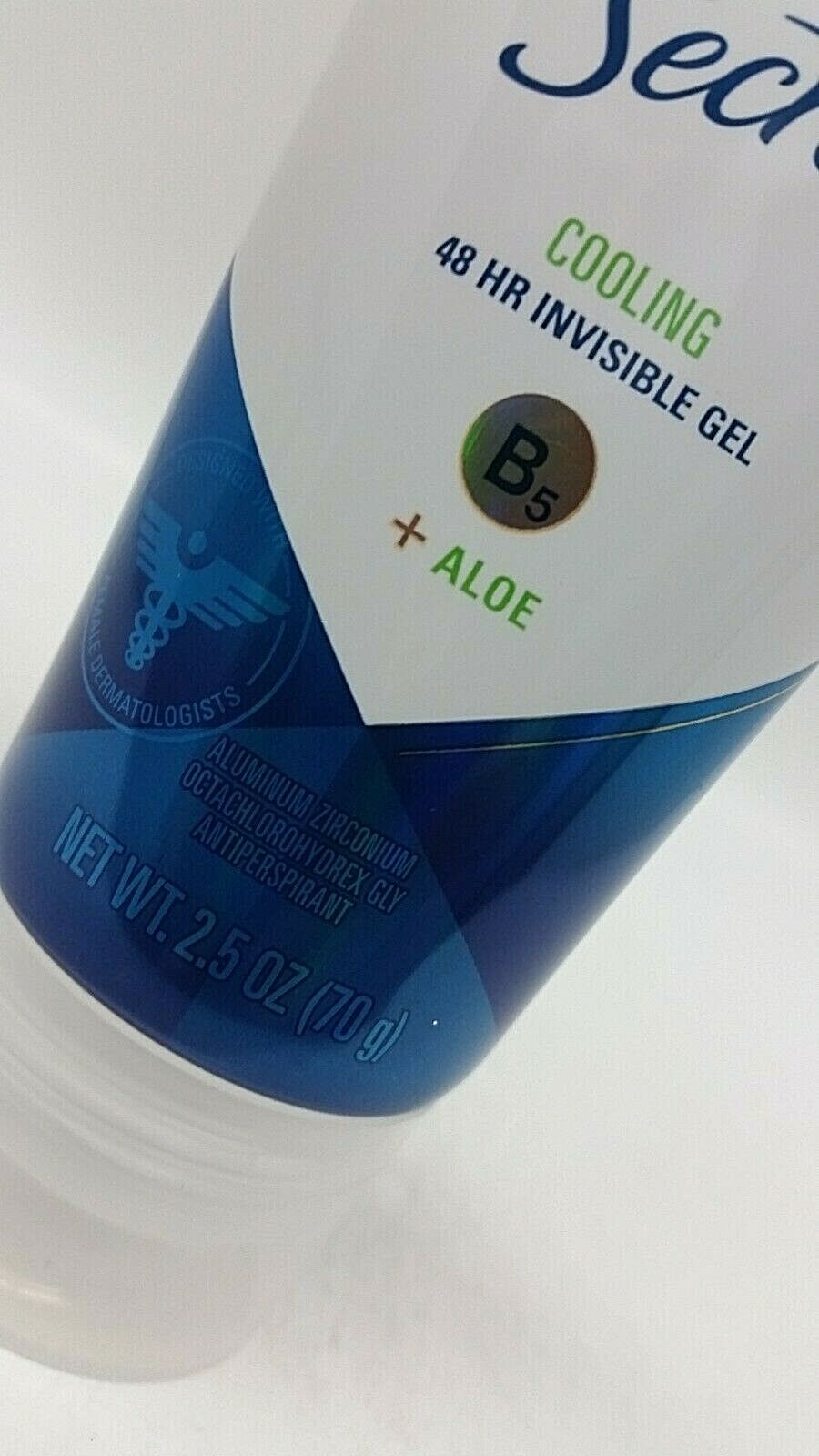 LOT 6 Secret Derma + Antiperspirant Cooling 48 Hr Invisible Gel 2.5 Oz B5+ Aloe Secret 703619825 - фотография #4