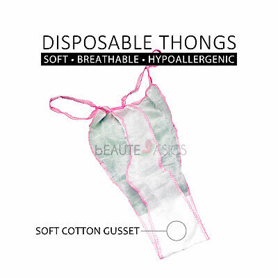 60 Pcs Disposable Bikini Thong Panties Underwear with Cotton Gusset (DP101x5) Palmbay Limited DP101x5 - фотография #4
