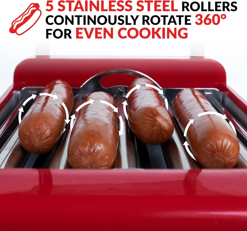 Coca-Cola Hot Dog Roller Holds 8 Regular Sized or 4-Foot-Long Hot Dogs and 6 Bun Does not apply - фотография #3