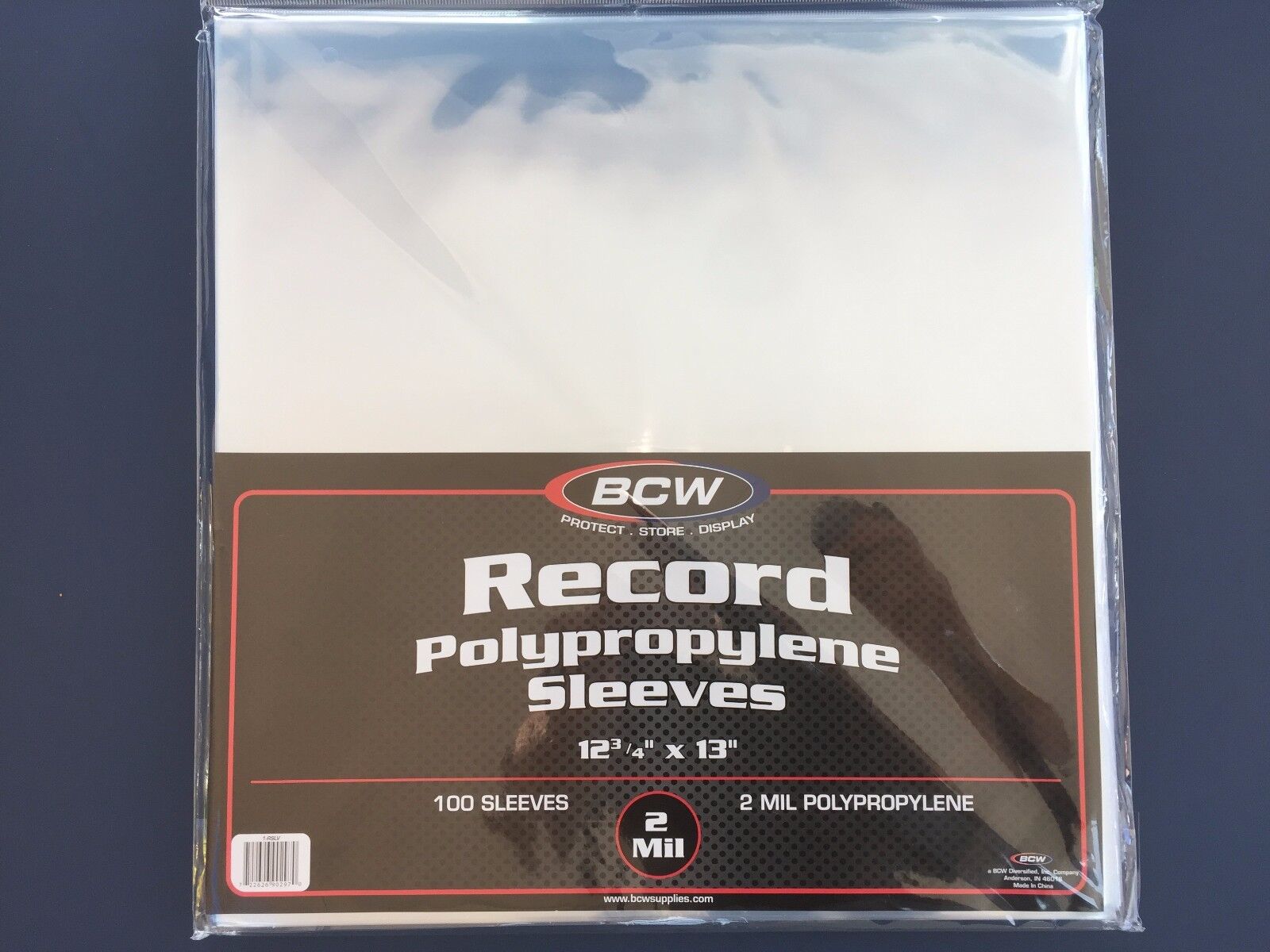 500 BCW Record Vinyl Album Clear Plastic Outer Sleeves Bags Covers 33 RPM LP  BCW 1-RSLV - фотография #3
