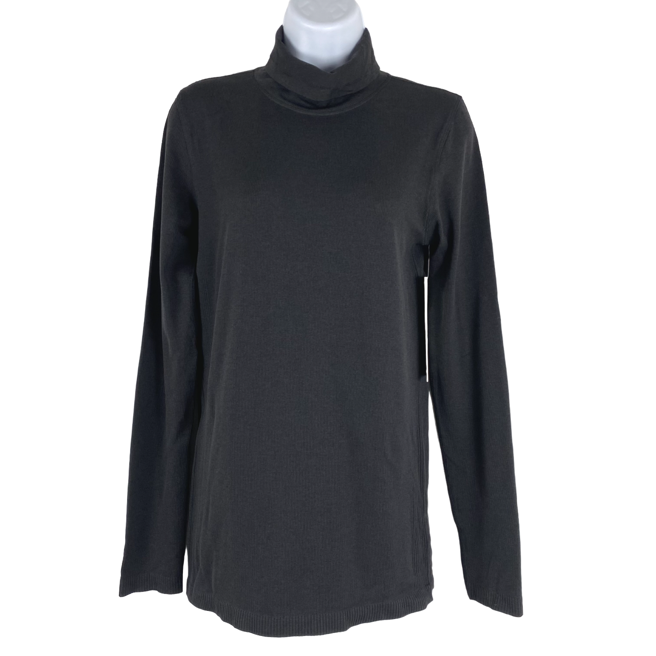 Lululemon Yin Vibes Turtleneck Top Women's Size 10 Black Long Sleeve NWT L-2114 Lululemon