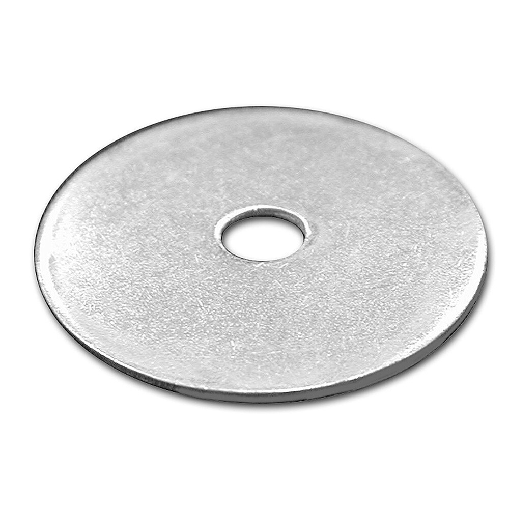 Pack 100, 3/8" (1" OD) Zinc Plated Flat Washer,PartNo F33094 JonesStephens Jones Stephens F33094