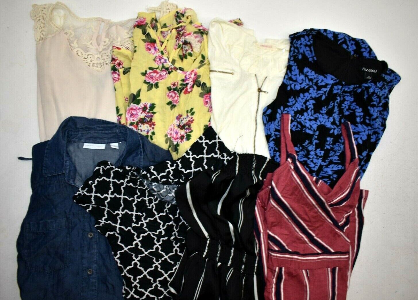 Wholesale Bulk Lot Of 5 Pants 3 Shorts Small 4-6 Summer Spring Rompers Mixed Brand