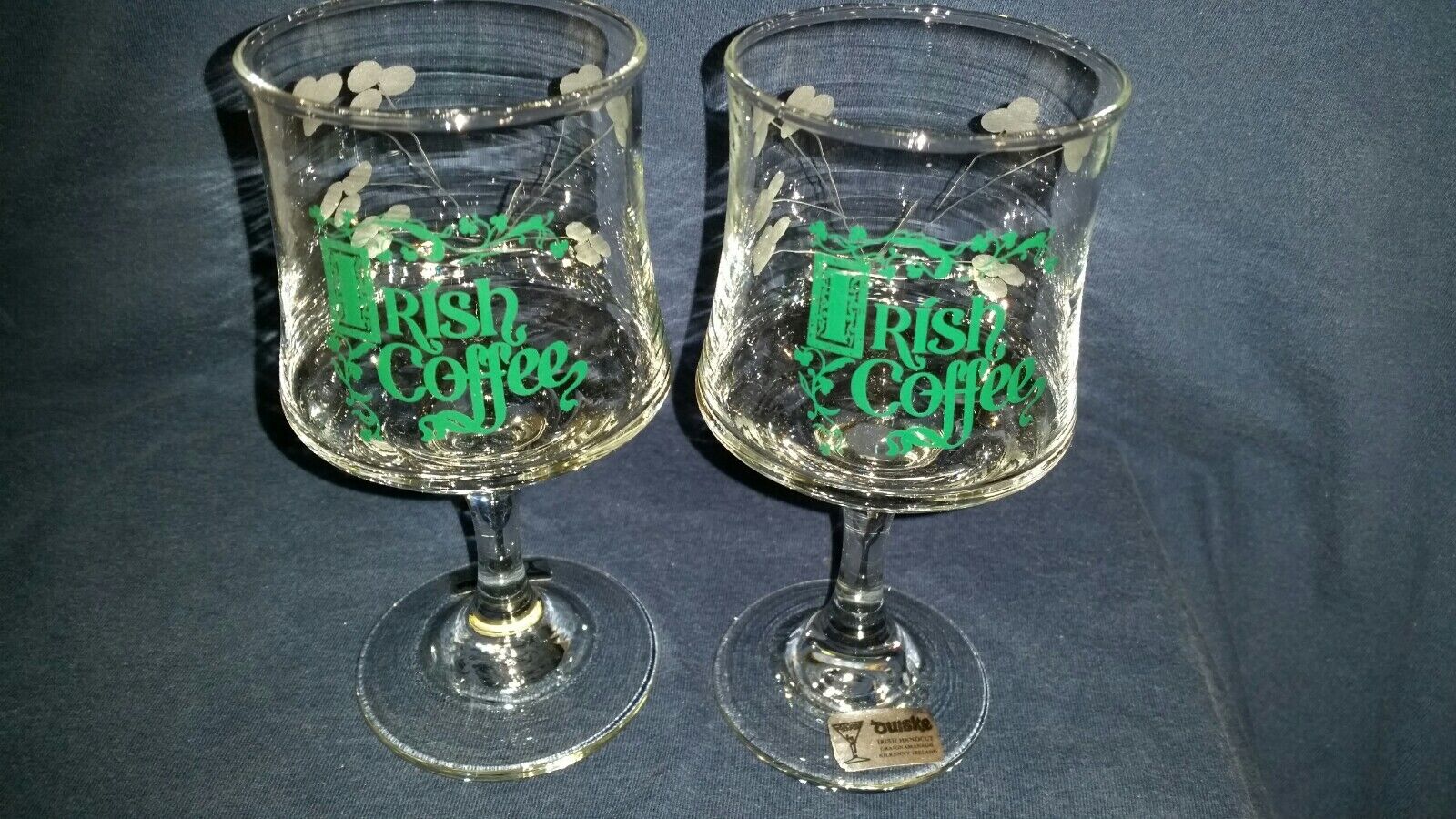 Duiske Irish Coffee Glasses - Set of 2 - Made in Ireland Duiske