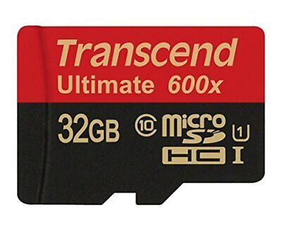 32 GB microSDHC Class 10 UHS-I Memory Card with Adapter 90 MB/S (TS32GUSDHC10U1) Transcend - фотография #2