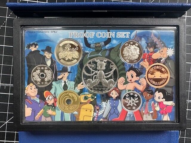 Japan Mint Birth Of Astroboy 2003 Proof Coin Set New In Package US Shipper Без бренда - фотография #2