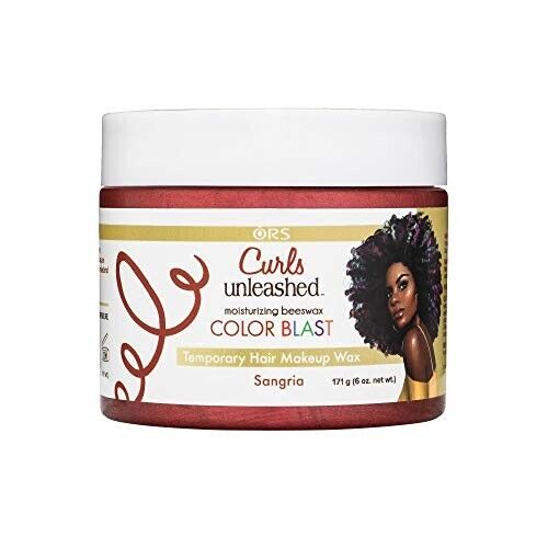BARBER SALON BEAUTY ORS CURLS UNLEASHED COLOR BLAST TEMPORARY HAIR WAX SANGRIA ORS