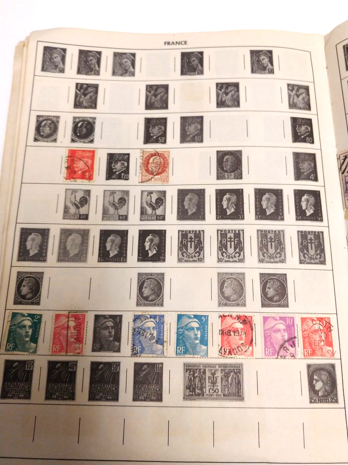 Stamp Albums Worldwide Vintage Philately Lot/5 Books 1950's Majestic Discoverer Unbranded - фотография #4