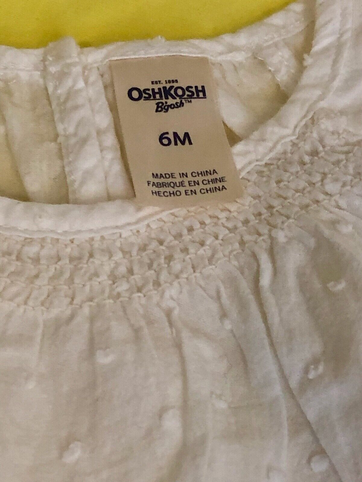 Infant Girl Oshkosh B' Gosh outfit  ,Hair Bows  NWT INFANT 6 Month Girl Oshkosh Does Not Apply - фотография #3