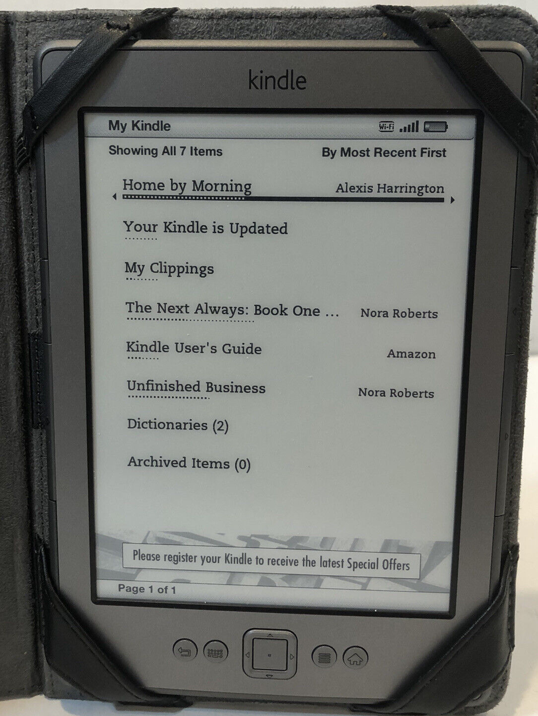 R Amazon Kindle Touch (4th Generation) 4GB, Wi-Fi, 6in - Silver Amazon B005890G8O - фотография #7
