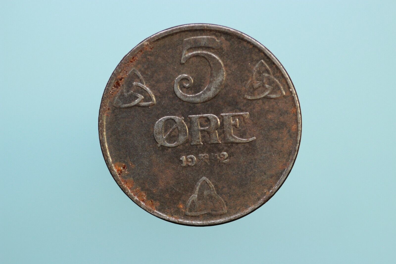 Norway bronze 5 Ore 1914 and 1942 lot of 2 coins Без бренда