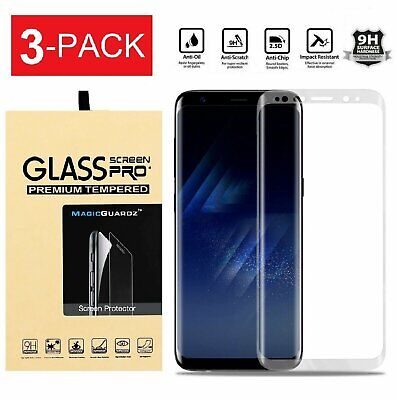 Samsung Galaxy S8  S8 Plus Note 8 4D Full Cover Tempered Glass Screen Protector Glass Screen Pro Does not apply