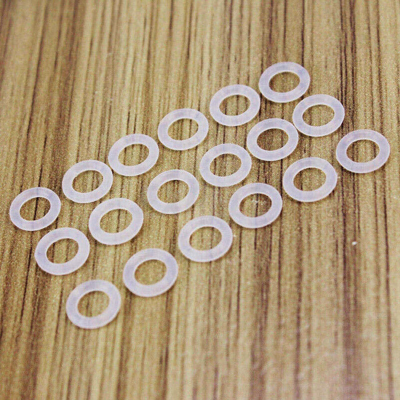 120Pcs/Bag Silicone Rubber O-Ring Switch Dampeners White For Cherry MX Keyboard Unbranded/Generic Does not apply - фотография #5