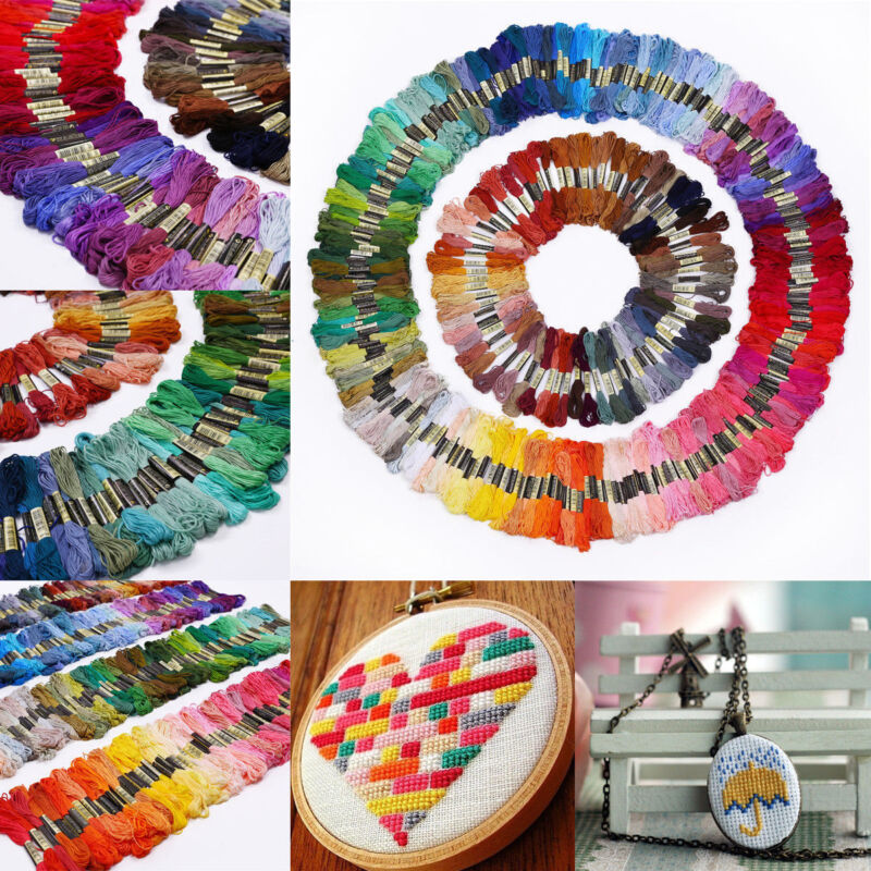 50 x Multi DMC Colors Cross Stitch Cotton Embroidery Thread Floss Sewing Skeins Unbranded 93435 - фотография #10