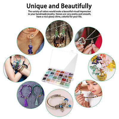 DIY 1200X Jewelry Making Kit Earring Pendant Chip Stone Bead Gemstone Craft Tool Wowpartspro Does Not Apply - фотография #5