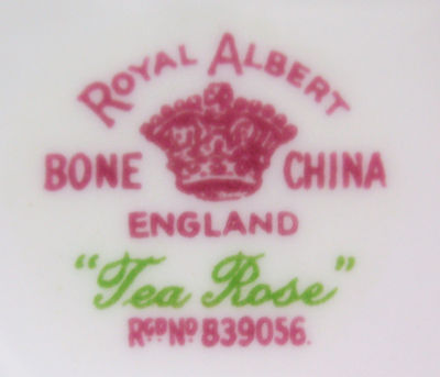 Set 8 x Bread Plates Royal Albert Yellow Tea Rose vintage bone china England Royal Albert - фотография #3
