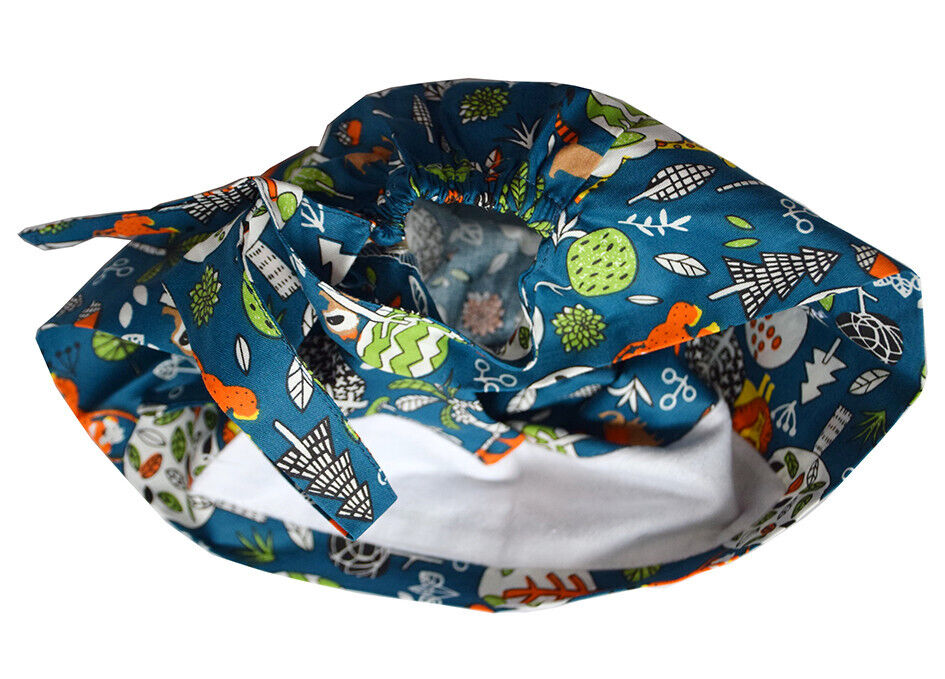 ZukoCert 3-Pack Bouffant Hats Adjustable w/Buttons & Sweatband, Medical Headwear ZukoCert Does Not Apply - фотография #2
