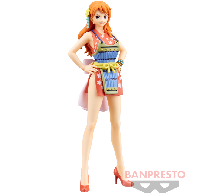One Piece Nico Robin Nami Figure Set of 2 DXF THE GRANDLINE LADY Wano Kuni New BANPRESTO Animator Doll - фотография #10