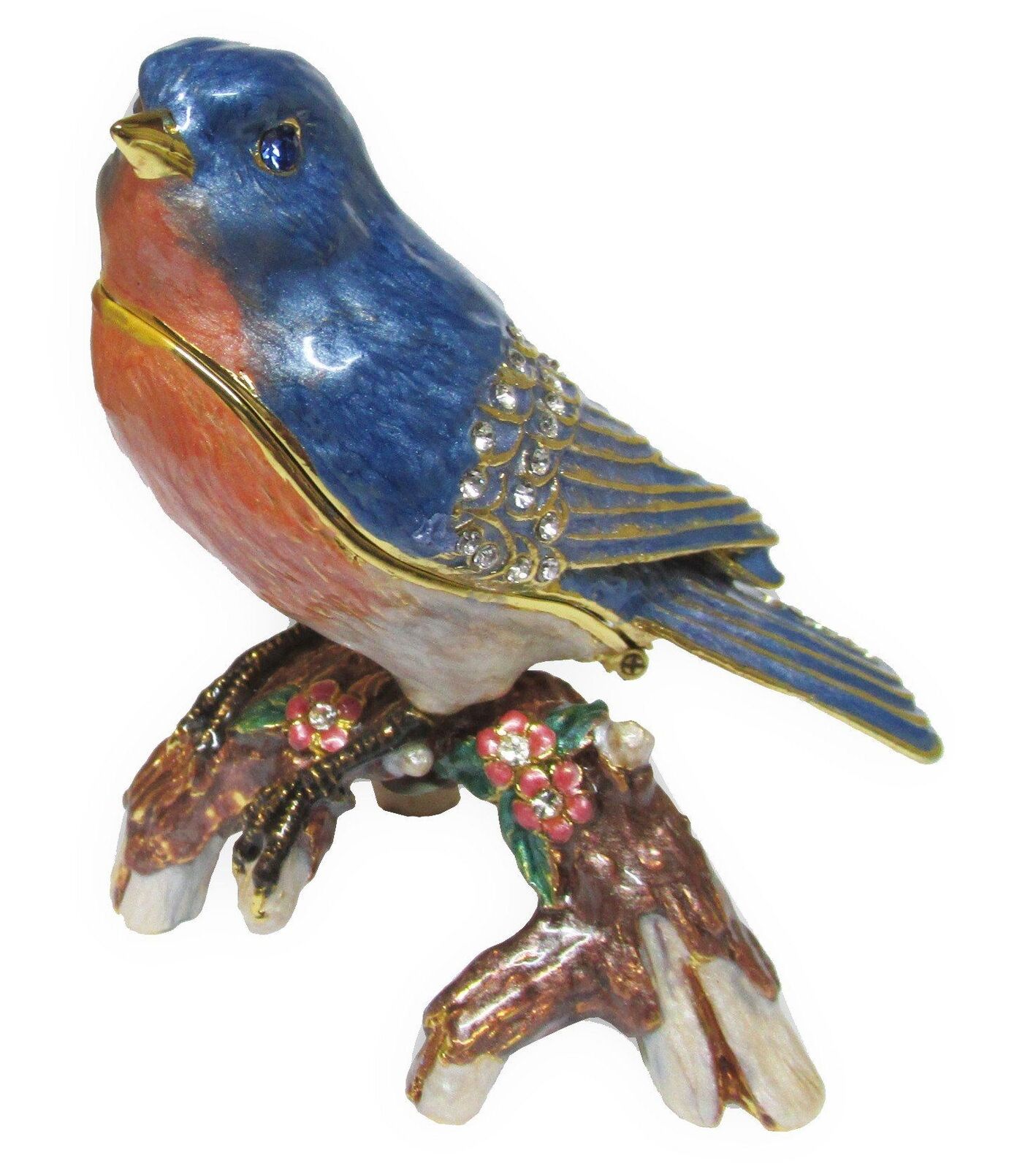 Bluebird Jeweled Trinket Box with Austrian Crystals Без бренда - фотография #4