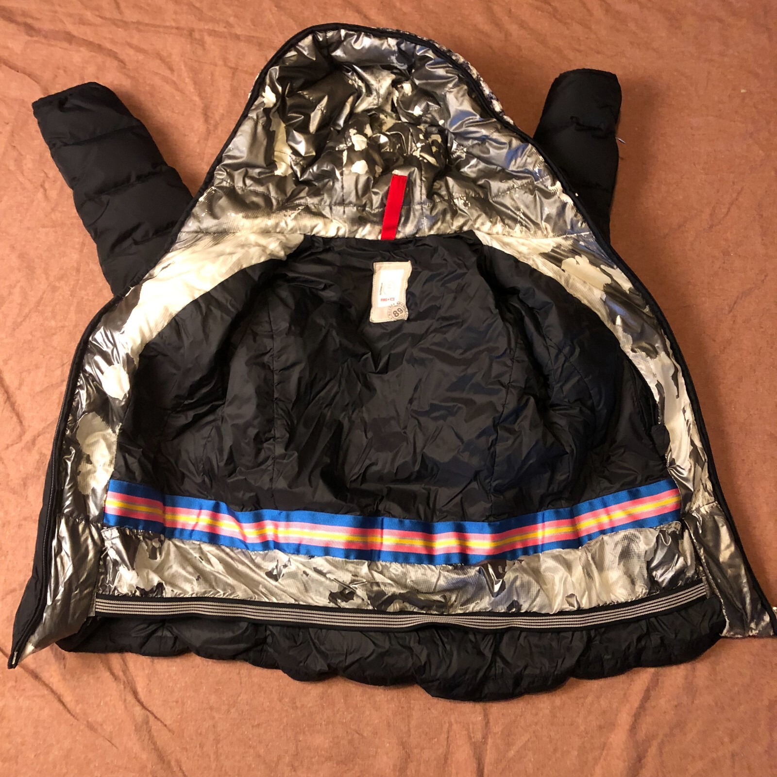 Womens Bogner Fire Ice Down Puffer Jacket 600 Fill Hooded Size 8 Bogner - фотография #13